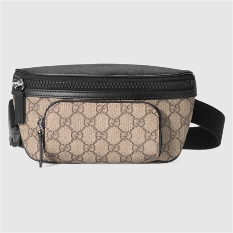 gucci sac ceinture en toile suprême gg